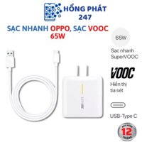 Sạc nhanh OPPO, sạc VOOC 65w chính hãng cho các dòng máy, f9, f11 pro, a5s, reno 5 bảo hành 12 tháng  - Hồng Phát 247