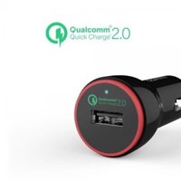 Sạc ô tô Anker 1 cổng, 24w, Quick Charge 2.0 - [PowerDrive+ 1, 24w, QC 2.0] - A2309