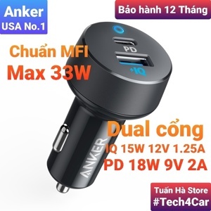 Sạc ô tô Anker PowerDrive 2 Alloy 24W A2727