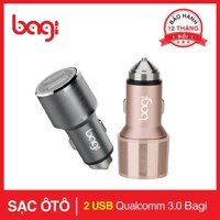 Sạc ô tô Bagi sạc nhanh QC 3.0 CC - O30 nhỏ gọn, sang trọng