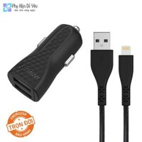 Sạc ô tô Energizer DC2CLLIM 3.4A + Cáp Lightning