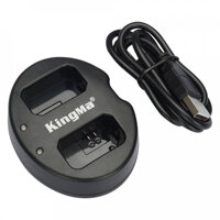 Sạc pin đôi nhanh KingMa cho Sony NP-FW50 A6000 A6300 A6500 - Hàng chính hãng