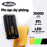 Sạc Pin Dự Phòng 30.000mah Tặng cáp 4 in 1 Sạc Nhanh PD22.5W Tích Hợp 4 Dây Sạc - Đèn Led Chiếu Sáng