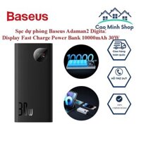 Sạc pin dự phòng Baseus PPADM2-10 sạc nhanh 30w, pin 10000mAh, màn hình kỹ thuật số - Cao Minh Shop