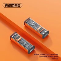 Sạc pin dự phong remax RPP-689 20.000 mah  PD 20w trong suốt- Mang cả bầu trời công nghệ đến với bạn