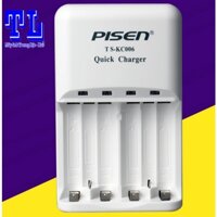 Sạc pin Flash tự ngắt pisen cho pin AA,AAA
