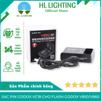 Sạc Pin Godox VC18 Cho Flash Godox V850/V860 - HL Lighting
