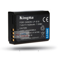 Sạc, Pin kingma LP-E10 cho canon EOS 1000D,1100D,1200D ...( có hộp đựng pin )
