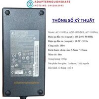 Sạc pin laptop MSI GS73VR 7RF Stealth Pro 180W - Hàng chính hãng