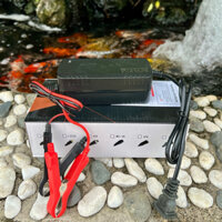 Sạc pin Lithium 14.6V-5A  dùng cho bình pin 12V. Có quạt tản nhiệt, kẹp chất lượng cao.
