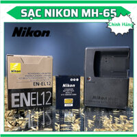 Sạc pin MH-65 cho pin máy ảnh Nikon EN-EL12  dành cho máy ảnh NIKON P330/S620/S8200/AW130s AW120S EL12...