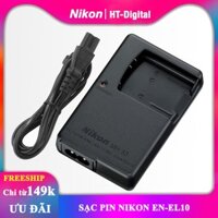 Sạc Pin Nikon EN-EL10 MH-63 cho máy ảnh Nikon S5100 S80 S4000 S3000 S570 S230 S220 S60 S600 S520 S210 (Bảo hành 6 tháng)