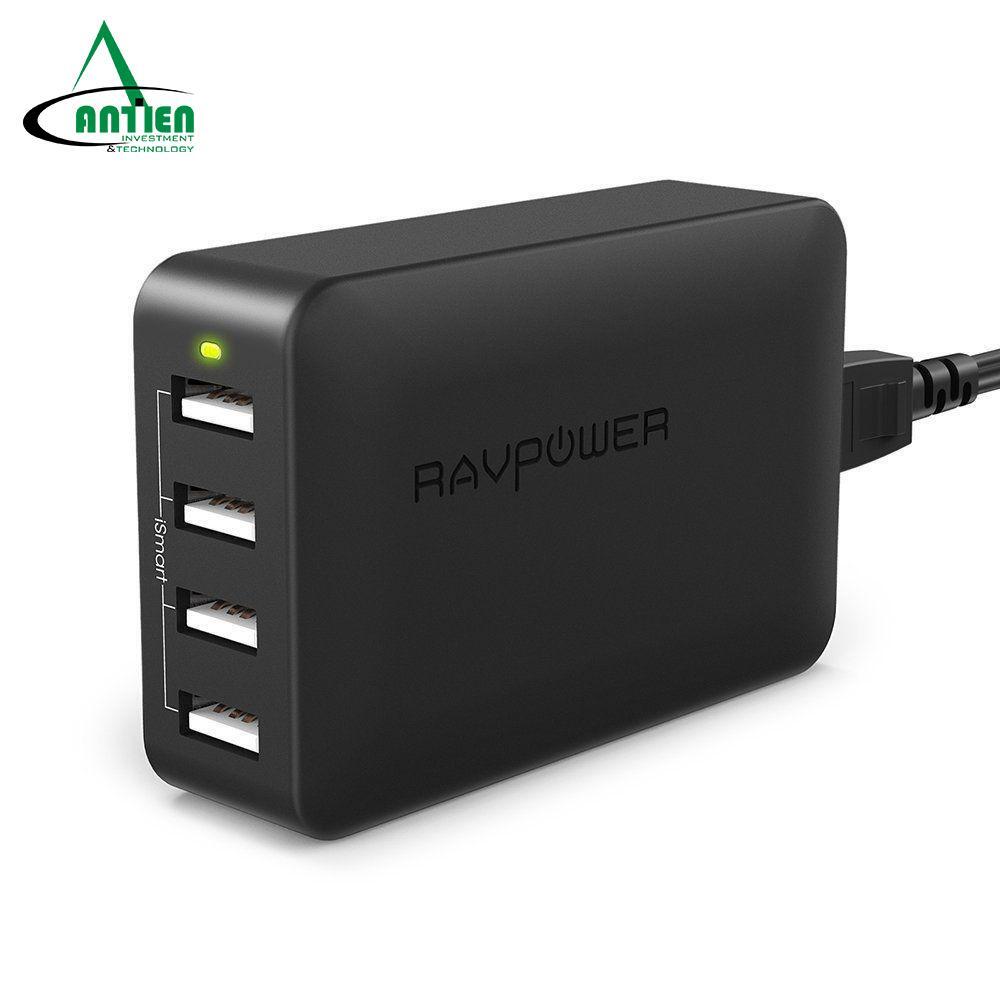 Sạc RAVPower RP-PC023 - 4 cổng USB, 40W
