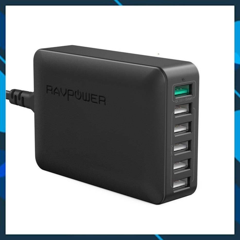 Sạc RAVPower RP-PC029 - 6 cổng USB, 60W