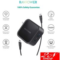 Sạc RavPower RP-PC128 2 USB-C PD 90W