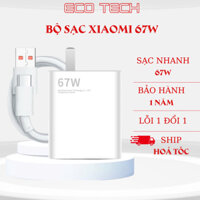 Sạc Siêu Nhanh 67W Cho Xiaomi 11 Lite 12 13 14 Redmi Note 10 11T 12T 13 Pro POCO F4 F5 X5 X6 6A Loại C Cáp Sạc Nhanh