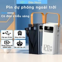Sạc siêu nhanh bền bỉ dung lượng lớn tích hợp đèn LED sạc dự phòng 120W 200000mAh Sạc siêu nhanh, dung lượng siêu lớn