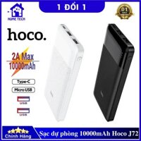 Sạc sự phòng Hoco J72 10000mAh sạc 2 cổng USB 5V-2A, lõi pin Polymer siêu nhẹ, có đèn LED báo sạc - Chính hãng