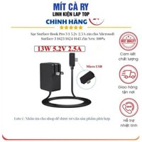 Sạc Surface Book Pro 3 1 5.2v-2.5A-zin cho Microsoft Surface 3 1623 1624 1645 Zin New 100%