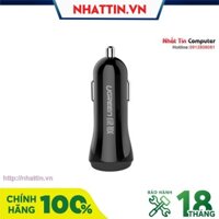 Sạc trên Oto 2 cổng USB Chính hãng Ugreen UG-20392 Cao cấp - Phân Phối Chính Hãng