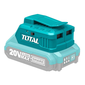 Sạc USB Lithium 20v Total TUCLI2001