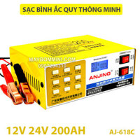 Sạc và phục hồi bình ắc quy 12V 24V 200AH AJ-618C