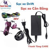 Sạc xe cân bằng 36V, Sạc xe drift khu vui chơi hàng chính hãng theo xe, tự ngắt