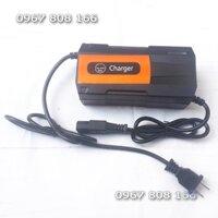 Sạc xe đạp điện 48v12ah - Chính hãng, tự ngắt khi đầy chống phồng bình ắc quy (nijia, honda, yamaha, giant 133m...)