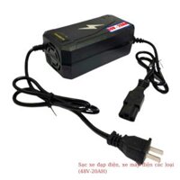 Sạc xe đạp điện, xe máy điện các loại (60V-20AH) chân vuông cao cấp