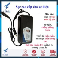 Sạc Xe Đạp Điện Xe Máy Điện 72V 20-24Ah (6 bình lớn) - 6 led, Tự Ngắt, Chống Phồng Bình