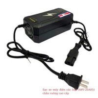 Sạc xe đạp điện, xe máy điện 48V-20Ah chân vuông cao cấp