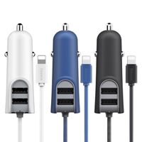 SẠC XE HƠI 3 PORT LIGHTNING USB 5V-5.5A BASEUS