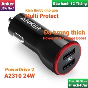 Sạc xe hơi Anker A2310 - 24W