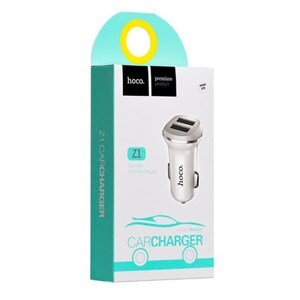 Sạc xe hơi Hoco Z1 - 2 cổng 2.1A