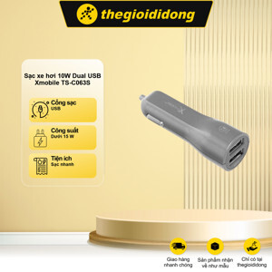 Sạc xe hơi Xmobile Dual USB TS-C063S