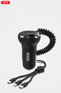 SẠC XE HƠI XO KÈM CÁP 3IN1 CC-16