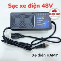 Sạc xe máy điện 48V | Sạc ắc quy xe điện 48V20Ah có quạt tản nhiệt, đèn báo đầy và tự ngắt (xe loại 4 bình)