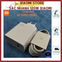 Sạc Xiaomi 120W,  Xiaomi 11T Pro, 12,13, Mi10 Ultral, Black Shark, Laptop, Tặng Thêm 1 Cáp Sạc 120W Khi Mua Cả Bộ BH 6Th