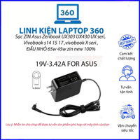 Sạc ZIN Asus Zenbook UX303 UX430 UX seri, Vivobook s14 15 17 ,vivobook X seri ,ĐẦU NHỎ 65w 45w zin new 100%