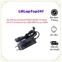 Sạc ZIN Asus Zenbook UX303 UX430 UX seri, Vivobook s14 15 17 ,vivobook X seri ,ĐẦU NHỎ 65w 45w zin new 100%