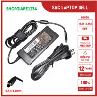 [SẠC ZIN] Cục sạc laptop Dell chân nhỏ 19.5V 3.34A 4.62A dây sạc máy tính Dell Inspiron Vostro đầu nhỏ