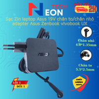 Sạc Zin laptop Asus 19V chân to chân nhỏ adapter Asus Zenbook vivobook UX mới 100%, Cục sạc laptop asus