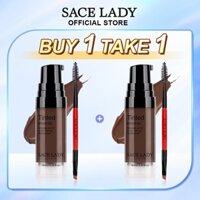 Sace LADY Gel Lông Mày Chống Thấm Nước Sắc Tố Cao Brow Tinted Lâu Dài Chống lem Bộ Lông Mày