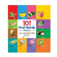 Sách  101 First Words 101 Từ Đầu Tiên bộ 6 quyển - Thực vật - Động vật - Giao thông - Đồ dùng thân thiết - Bảng chữ cái - Hình dạng màu sắc - Thực vât
