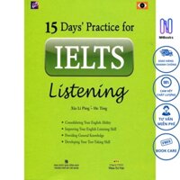 Sách - 15 Day's Practice For IELTS Listening (Kèm CD) - Tái Bản - NHBOOK