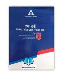 Sách - 26 Đề toán tiếng việt tiếng anh lớp 5