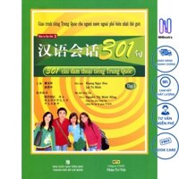 Sách - 301 Câu Đàm Thoại Tiếng Trung Quốc - Tập 1 (Kèm CD) - Tái Bản 2014 - NHBOOK