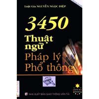 Sách - 3450 Thuật Ngữ Pháp Lý Phổ Thông