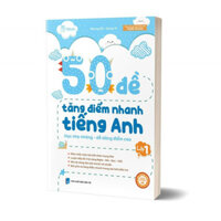 Sách - 50 Đề Tăng Điểm Nhanh Tiếng Anh - Lớp 1 [Nhà sách sáng tạo]