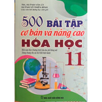 Sách - 500 Bài Tập Cơ Bản Và Nâng Cao Hóa Học 11